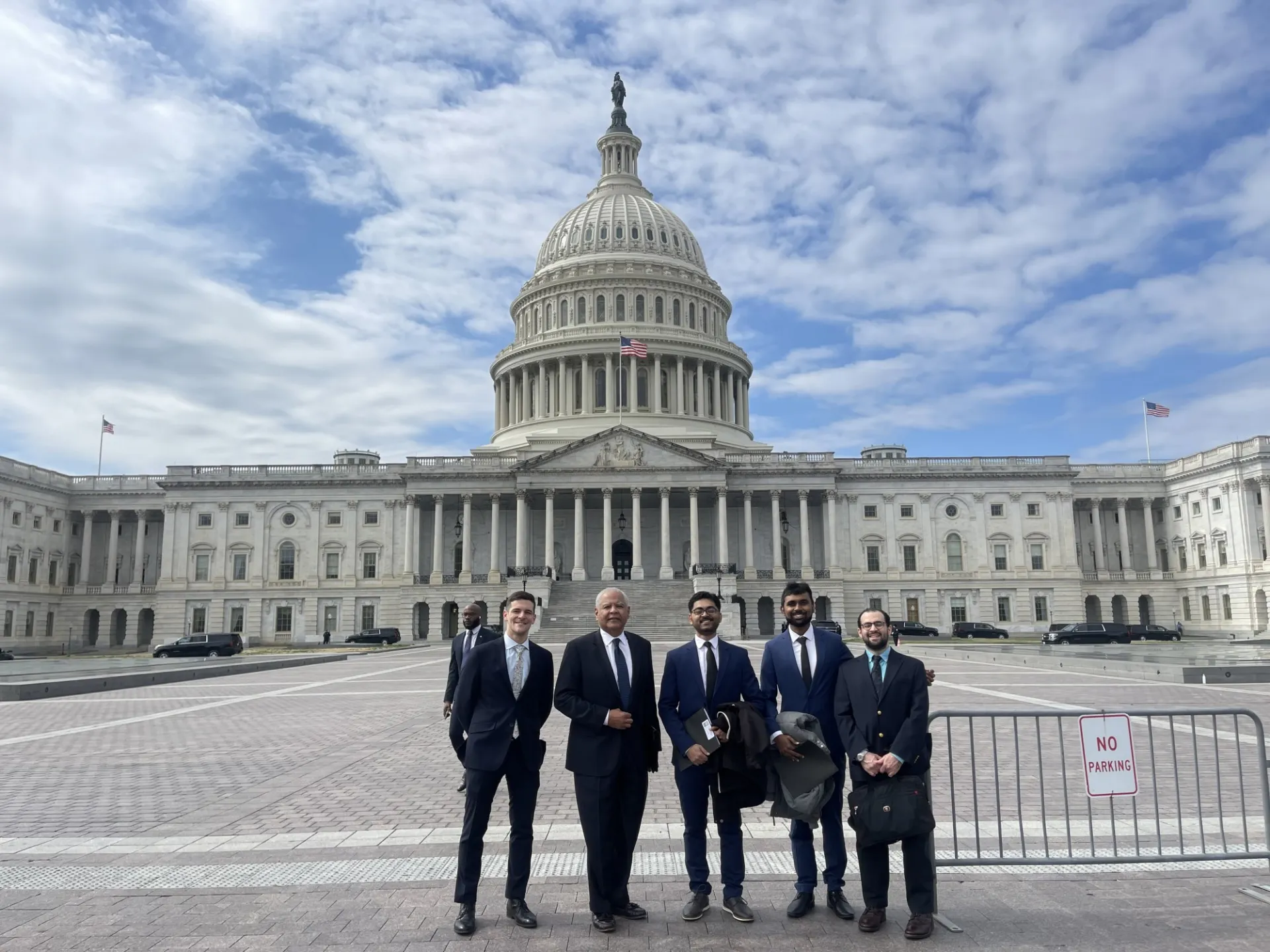NPI Congressional Visits group that Sai Kanth and Ricky were part of, led by NPI Chair Ed White